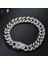 10MM Gümüş 18 cm Hip Hop Bling Buzlu Out Erkek Rapçi Bilezik Tam Rhinestone Açacağı Kelebek Miami Küba Link Zinciri Bilezik Erkekler Için Takı (Yurt Dışından) 4