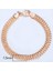 CB06 8 Inç 20 cm Davieslee Bilezikler Kadınlar Için 585 Gül Altın Renk Zincirler Mens Womens Bracelat Tilki Kuyruğu Dövülmüş Bismark Zinciri 3-8mm 20 cm Dcbb1 (Yurt Dışından) 1