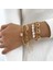 Stil 3 Çok Katmanlı Moda Yeni Vintage Altın Rengi Çok Katmanlı Mektup Zinciri Yapay Inci Sikke Chais Bilezik Kadınlar Için Boho Takı Parti Hediye (Yurt Dışından) 3