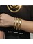 8mm 8 Inç (20.32CM) Hip Hop Kaya Takı Ücretsiz Özel Logo Adı 18K Altın Kaplama Miami Küba Link Zinciri Paslanmaz Çelik Bilezik Erkekler Için (Yurt Dışından) 4