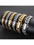 8mm 8 Inç (20.32CM) Hip Hop Kaya Takı Ücretsiz Özel Logo Adı 18K Altın Kaplama Miami Küba Link Zinciri Paslanmaz Çelik Bilezik Erkekler Için (Yurt Dışından) 5