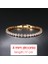 H074-17CM Tenis Zinciri Bilezikler Kadınlar Için Moda Küçük Kübik Zirkon Kristal Gül Altın Renk Düğün Parti Arkadaşlar Hediye Takı KC128M (Yurt Dışından) 1