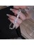SL088 20CM 2022 Yeni Tam Rhinestones Parlak Gümüş Renk Bilezik Kadınlar Için Kişilik Moda Bilezik Düğün Takısı Doğum Günü Hediyeleri (Yurt Dışından) 2