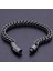 Siyah 19 cm Dropshipping 6 mm Link Zinciri Bilezik Erkekler Serin Siyah Paslanmaz Çelik Dostluk Erkek Adam Için Bilezikler Vintage El Takı (Yurt Dışından) 4