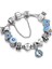 PB450 17 cm Metal Takı Avrupa Charm Bilezik Taç Denizyıldızı Kaplumbağa Boncuk Kalp Kelebek Orijinal Fit Bilezikler Kadınlar Için Hediyeler (Yurt Dışından) 4