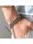 Silver-Black-01 22MM x 25CM Sunnerlees 316L Paslanmaz Çelik Bileklik Bileklik Biker Bisiklet Motosiklet Link Zinciri Gümüş Renk Altın Kaplama Erkek Boy BC01 (Yurt Dışından) 5