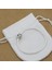 Kalp Toka 21 cm ve Çanta Yüksek Kaliteli Bakır-Nikel Alaşımı Gümüş Plaka Temel Zincir Çanta Göndermek Pan Dıy Bilezik Klasik Kalp Çiçek Yılan Zinciri (Yurt Dışından) 5