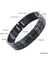 MBT037T 21CM Escalus Erkek Siyah Saf Titanyum Manyetik Bilezik Erkekler Için 4in1 Mıknatıslar Negatif Iyonlar Germanyum Sağlık Bilezikler Takı (Yurt Dışından) 3