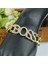 Gümüş Kolye Heeda Kadınlar Için Bilezikler 2019 Yeni Steampunk Alaşım Patron Mektup Bileklik Moda Kpop Anneler Günü Hediyeleri Sıcak Satış Joker Pulseras (Yurt Dışından) 4