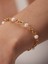 JDB201075 Uworld Zarif Doğal Inci 18K Pvd Altın Kaplama Zincir Bileklik 361L Paslanmaz Çelik Su Geçirmez Takı Kadın Hediye Bijoux Femme (Yurt Dışından) 3