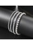 H074-17CM Zhouyang Tenis Bilezik Kadınlar Için Lüks Renkli Isteğe Bağlı 2.5mm Cz Kristal Gül Altın Renk Hediye Moda Takı KC128 (Yurt Dışından) 2