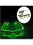 Neon Yeşil LED Parti Gözlüğü LED Işıklı Pilli Yılbaşı Düğün Eğlence UV400 Neon Parti Gözlüğü Hj-Lpg-01 2