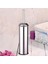 Tuvalet Fırçası Krom Paslanmaz Çelik Bombe Kapak Wc Tuvalet Klozet Temizleme Fırçası 4