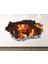 Kamp Ateşi Full Hd Baskı 3D Modern Duvar Sticker 1