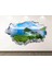 Şehir ve Doğa Manzaraları Full Hd Baskı 3D Modern Duvar Sticker 1