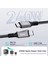 BXCC242 USB4 Thunderbolt 3/4 Uyumlu USB-C IF Sertifikalı 240W 40Gbps 8K 60Hz UHD Hızlı Şarj, Data ve Görüntü Aktarım Kablosu 1 Metre 2