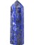 Sertifikalı 1.kalite Doğal Lapis Lazuli Taşı Piramit Kazık Obelisk Parça 2