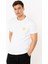 Wave Regular T-Shirt Erkek - Beyaz 1
