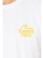 Wave Regular T-Shirt Erkek - Beyaz 4
