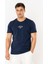 Court Regular T-Shirt Erkek - Lacivert 1