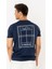 Court Regular T-Shirt Erkek - Lacivert 2