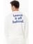 Leave Regular Sweatshirt Erkek - Ekru 2