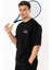 Racquet Lover Oversize T-Shirt Erkek - Siyah 1