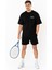 Racquet Lover Oversize T-Shirt Erkek - Siyah 3