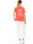 Flower Regular T-Shirt Kadın - Somon 3