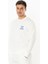 Leave Regular Sweatshirt Erkek - Ekru 1