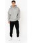 Racquet Lover Oversize Hoodie Erkek - Gri 2