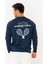Racquet Club Regular Sweatshirt Erkek - Lacivert 2