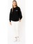 Racquet Lover Oversize Sweatshirt Kadın - Siyah 3