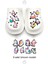 Bear & Pear Crocs Terlik Süsleri Unicorn 8'li Jibbitz Set 1