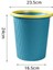 10L Basit Kaplamasız Çöp Sepeti, Büyük Lotus Mavisi Bağımsız Ev Çöp Sepeti (Yurt Dışından) 2