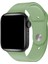 Watch 2 3 4 5 6 7 8 9 Se 38 40 41MM Uyumlu Spor Silikon Kordon Yosun Yeşil Kayış 2