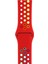 Watch 2 3 4 5 6 7 8 9 Se 42 44 45 49MM Uyumlu Delikli Spor Silikon Kordon Red Rainbow 1