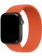 Watch 2 3 4 5 6 7 8 9 Se 38 40 41MM Uyumlu Örgü Loop Kordon Turuncu Large Beden 2
