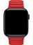 Watch 2 3 4 5 6 7 8 9 Se 38 40 41MM Uyumlu Broad Deri Kordon Red 3