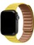 Watch 2 3 4 5 6 7 8 9 Se 38 40 41MM Uyumlu Broad Deri Kordon Yellow 2