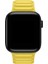 Watch 2 3 4 5 6 7 8 9 Se 38 40 41MM Uyumlu Broad Deri Kordon Yellow 3