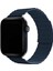 Watch 2 3 4 5 6 7 8 9 Se 38 40 41MM Uyumlu Lenient Silikon Kordon Dark Blue 2