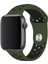 Watch 2 3 4 5 6 7 8 9 Se 38 40 41MM Uyumlu Delikli Spor Silikon Kordon Khaki 2