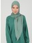 Fermuarlı Viskon Hijab - Çağla - Ecardin 1