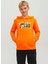 Jack & Jones Baskılı Erkek Çocuk Turuncu Sweatshırt Jcodust Sweat Hood Sn Jnr 2