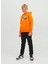 Jack & Jones Baskılı Erkek Çocuk Turuncu Sweatshırt Jcodust Sweat Hood Sn Jnr 4