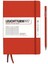 Leuchttrum 1917 Medium(A5) Sert Kapak, 251 Numaralandırılmış Noktalı Sayfa Defter Fox Red 367250 2