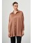 Metal Düğmeli Bej Tunik 3