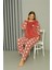 Welsoft Polar Kadın Büyük Beden Pudra Pijama Takımı 808042 4