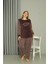 Welsoft Polar Kadın Büyük Beden Vizon Pijama Takımı 808046 1